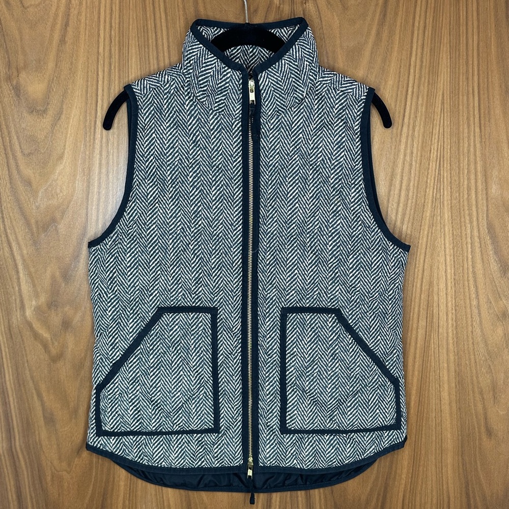 J. Crew Herringbone Vest